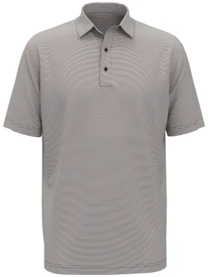 Soft Touch Mens Fine Line Stripe Golf Polo
