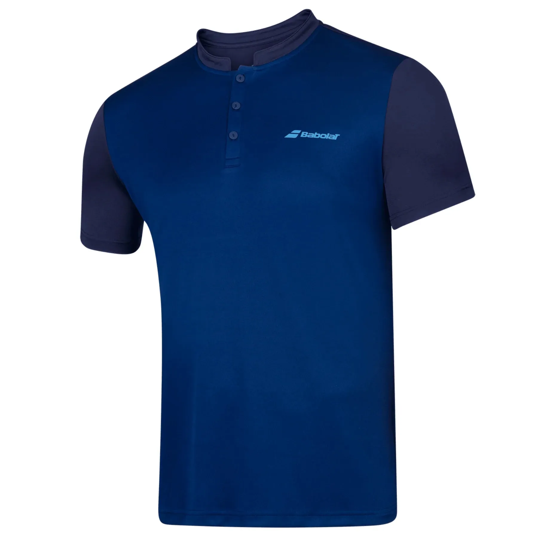 Babolat Play Polo Men's Tee - Estate Blue Summer Golf Chill Layer