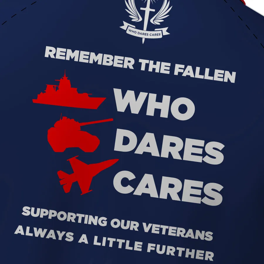 Chill Layering Who Dares Cares 2025 (Navy V1) - Tech Polo