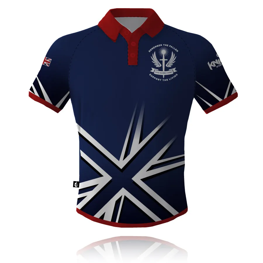 Who Dares Cares 2025 (Navy V1) - Tech Polo Comfortable Outfit