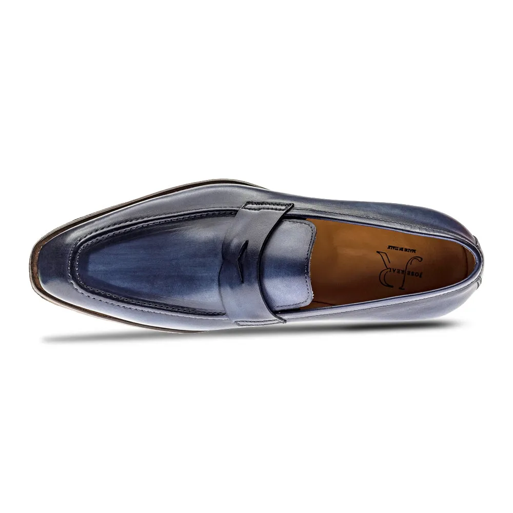 Handcrafted Detailing Hero Walk MASTRICH LOAFER DEEP BLUE