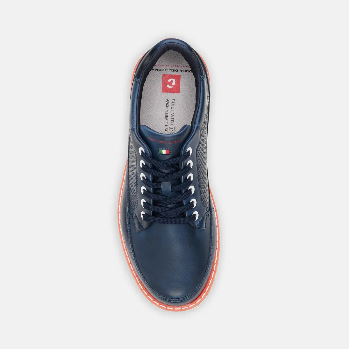 Heel Pad Mid Foot Fit Davinci Leggero - Navy/Mandarin Red