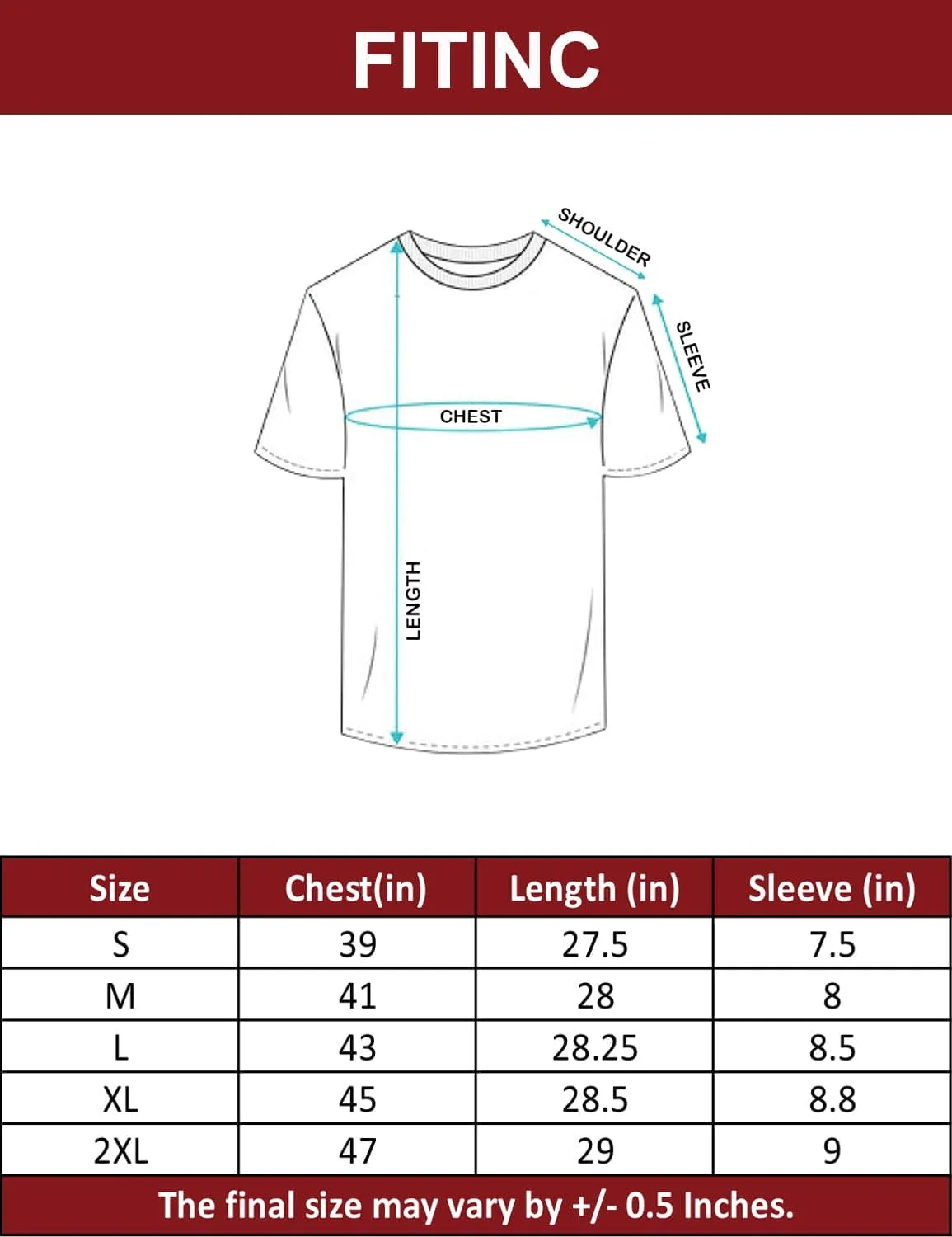 Subtle Embroidery Loose Fit Comfy 100% Cotton Solid Regular Fit Tee - Sky Blue