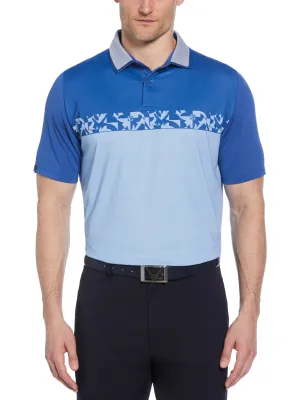 Mens Oxford Floral Block Print Versatile Comfort