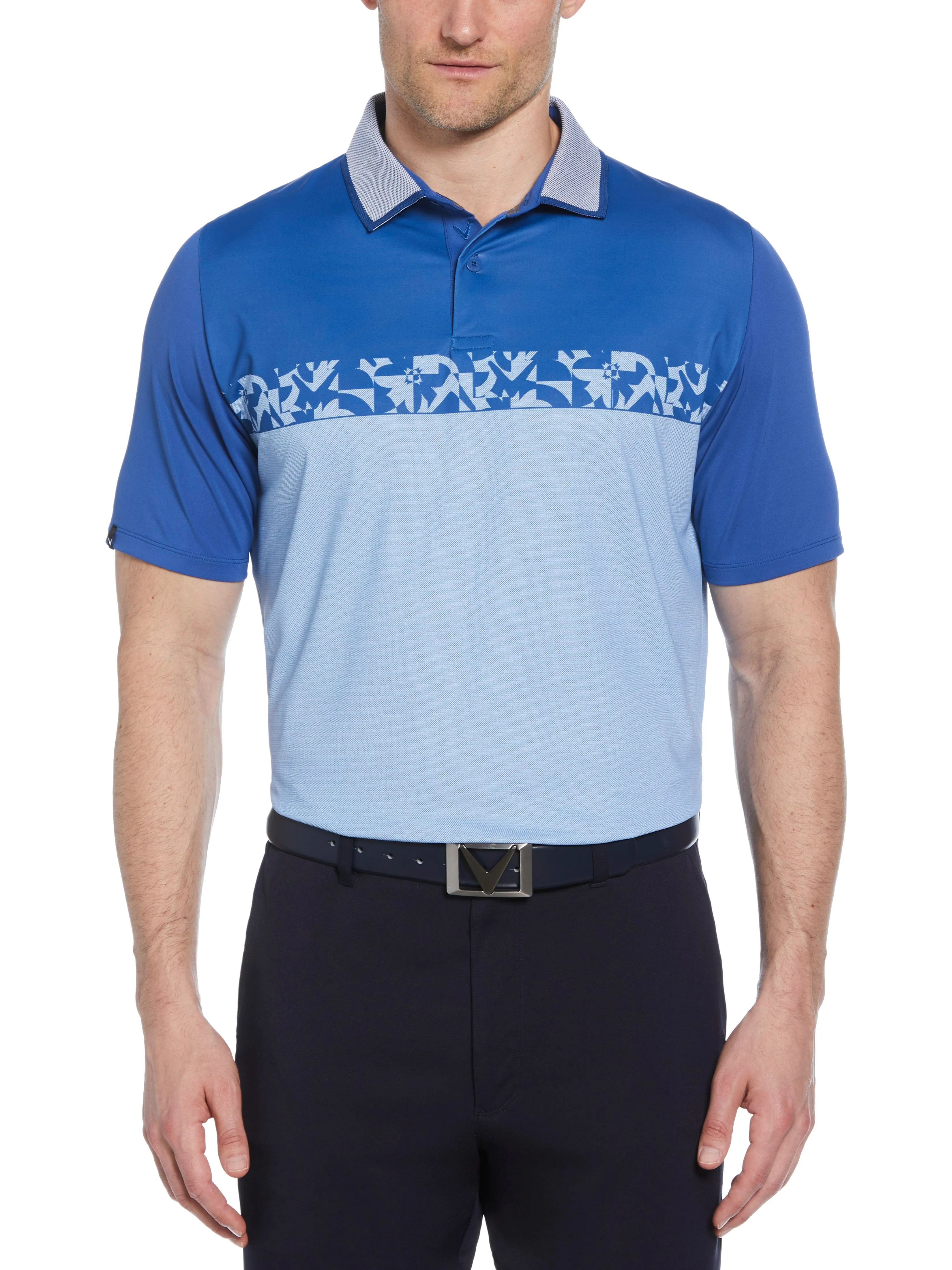 Layerable Style Relaxed Layers Mens Oxford Floral Block Print