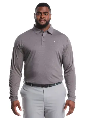 Thermoregulating Lining Relaxed Layering Big & Tall Swing Tech? Essential Long Sleeve Polo