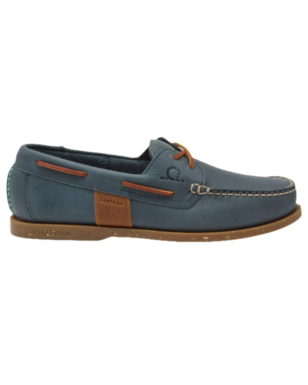 Chatham Mens Java II G2 Premium Leather Sustainable Deck Shoes Any Path Strong Grip