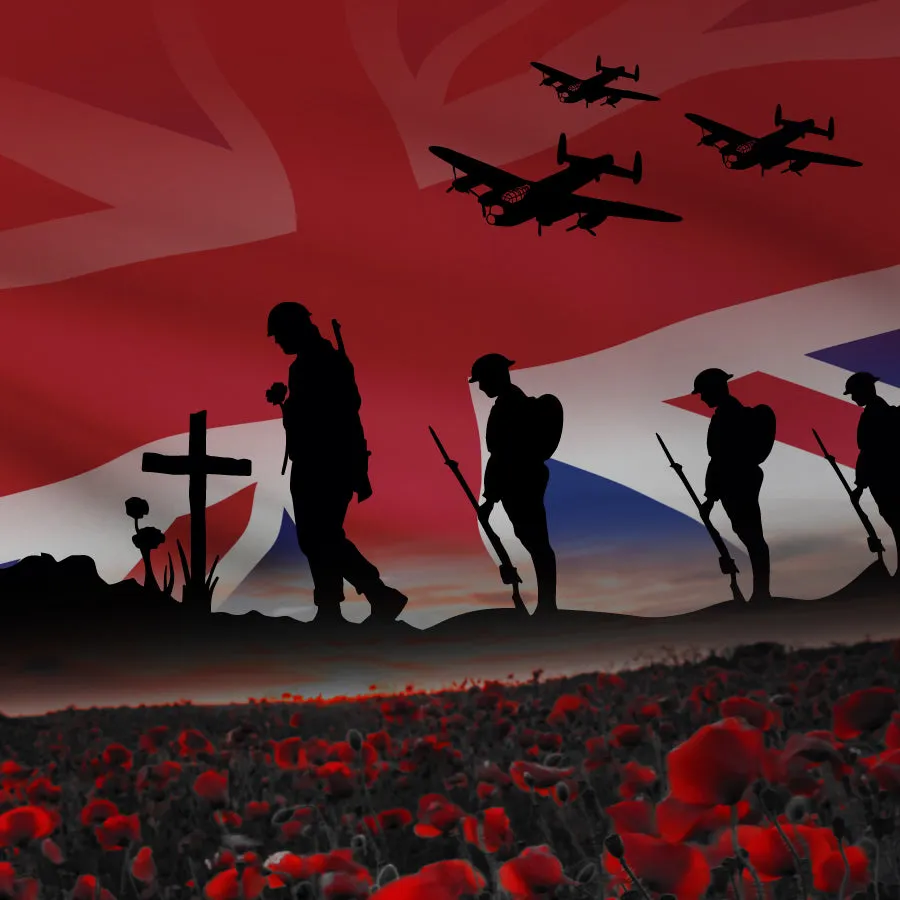 Honour Our Armed Forces - Armed Forces Day V1 (Red) - Tech Polo Breathable Weave