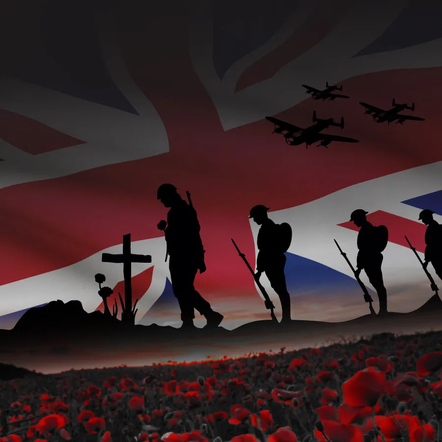 Honour Our Armed Forces - Armed Forces Day V2 (Black) - Tech Polo Polished Style