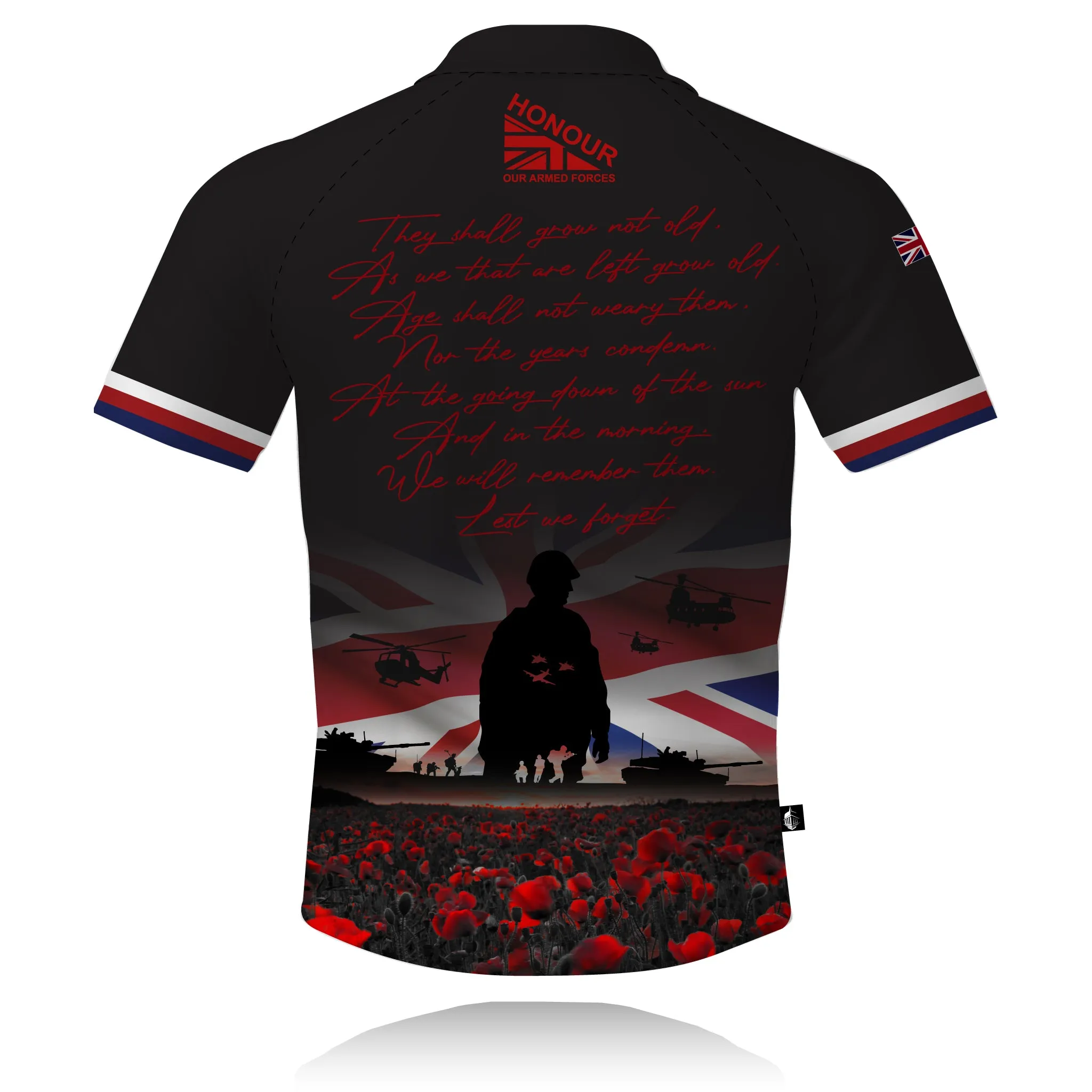 Honour Our Armed Forces - Armed Forces Day V2 (Black) - Tech Polo Athletic Comfort
