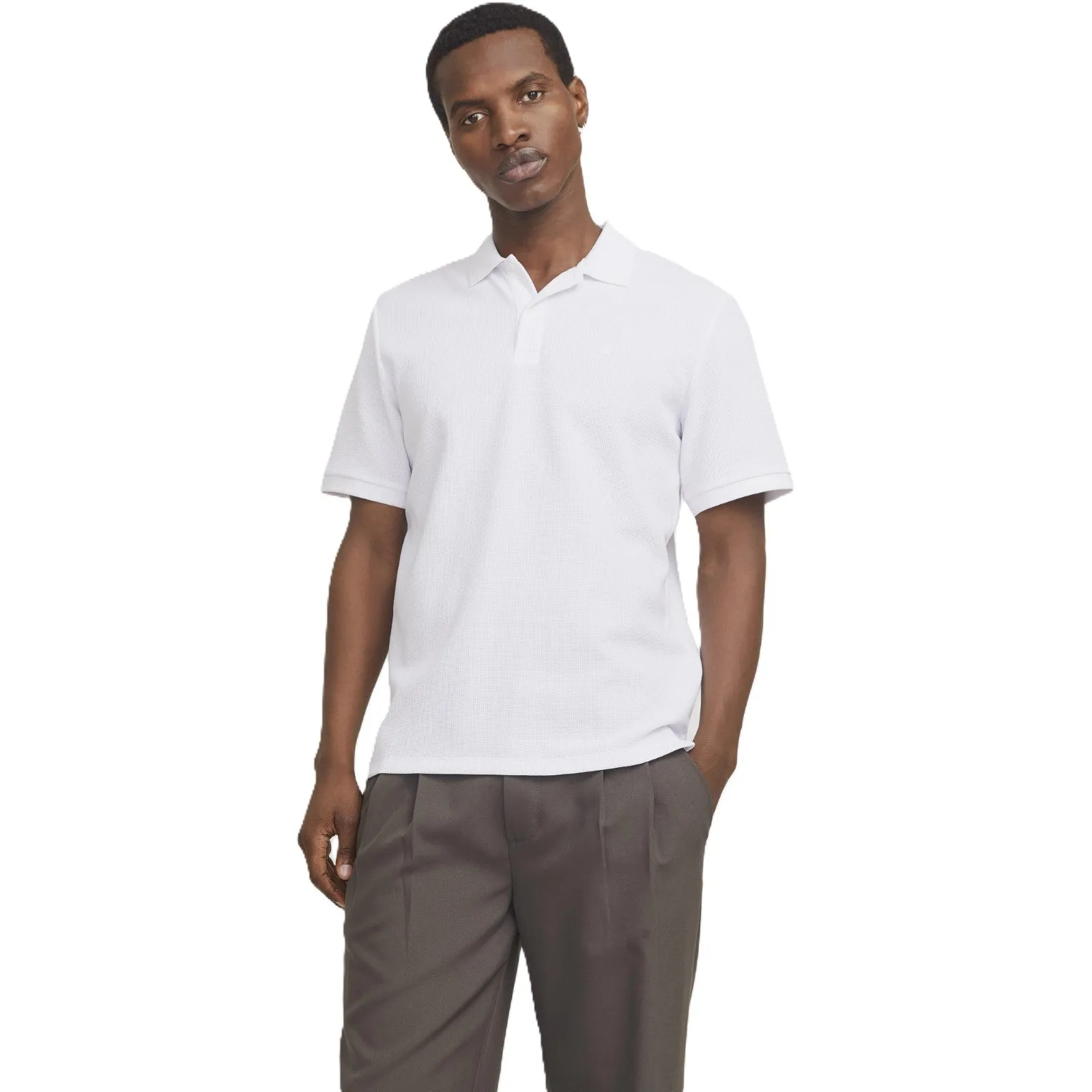 Essential Wear Jack & Jones Mens Austin  Short Sleeve Polo Shirt