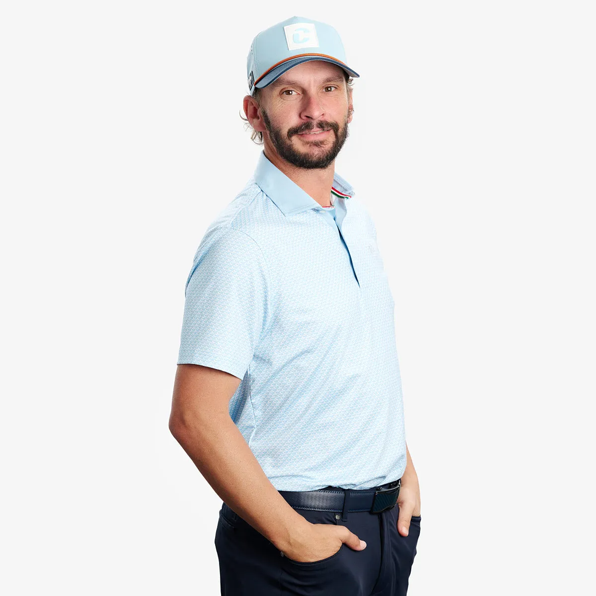 Polo Rocco - Light Blue/White Cozy Layers