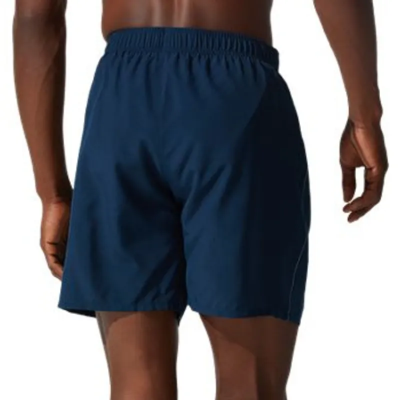 Asics Silver 7in Short - French Blue Camouflage Style Sporty Stretch Fit