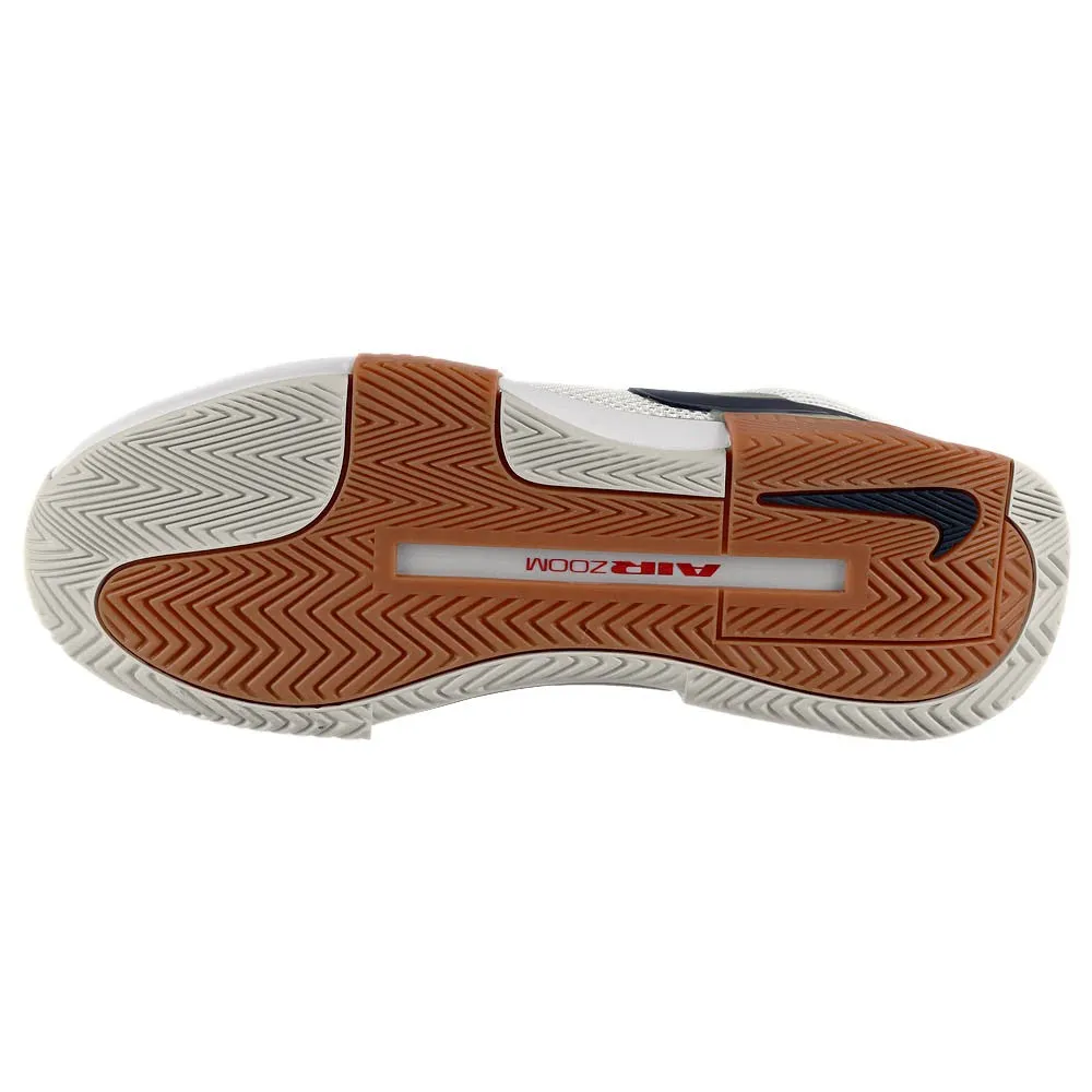 Nike Men's Air Zoom GP Challenge 1 - Summit White/Binary Blue Reinforced Midfoot Ergonomic Shape