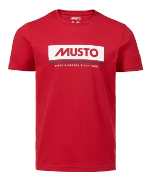 Musto Marina Logo T-Shirt proper length Soft and breathable