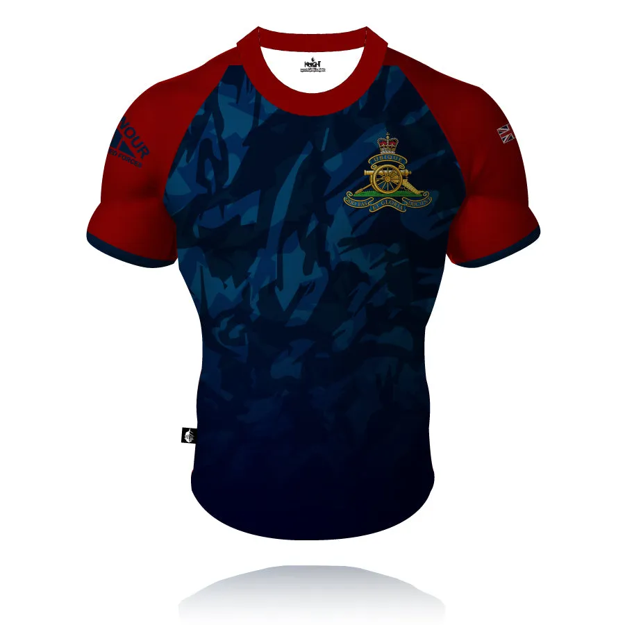 Royal Artillery - Honour Our Armed Forces  - Rugby/Training Shirt Stretch Fit Pullover
