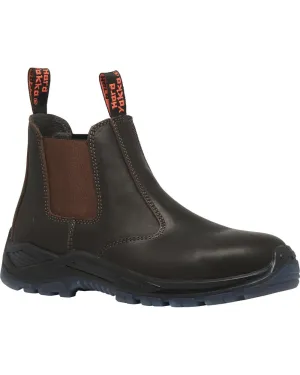 Lace Up Style Handcrafted Detailing Hard Yakka Mens Banjo Elastic Gusset Safety Dealer Boots