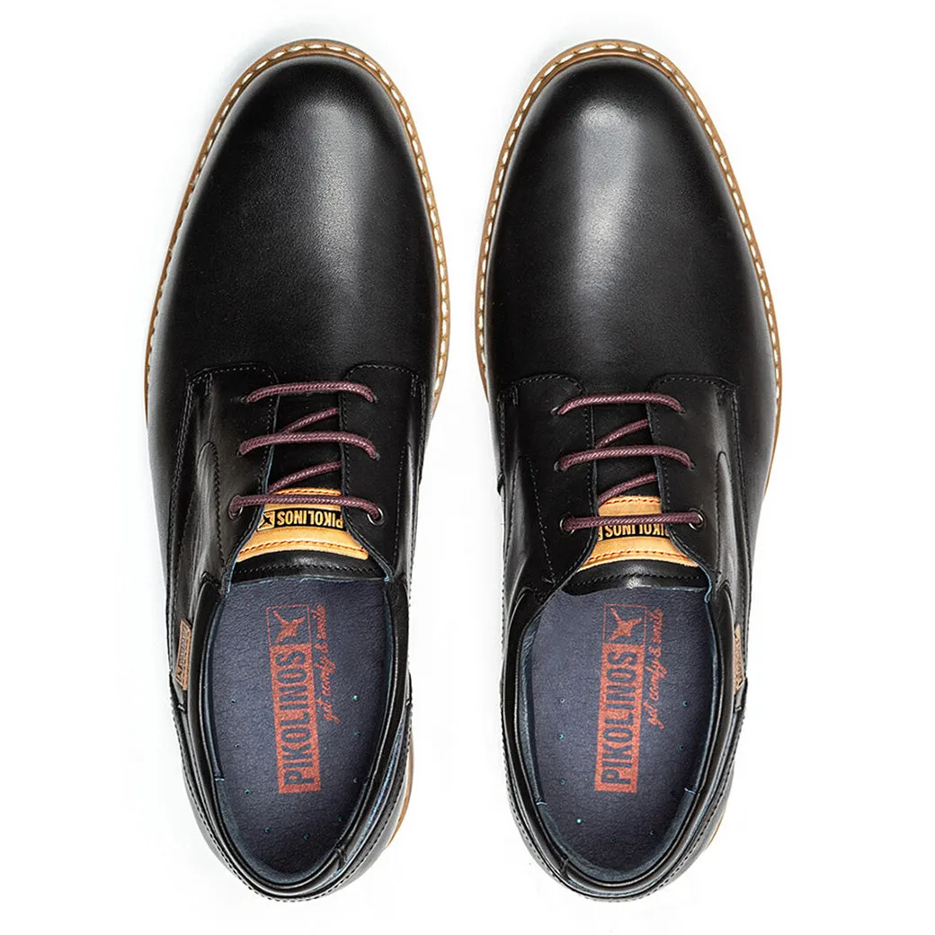 Mens Pikolinos Avilia Lace in Black AI Path Cotton Base