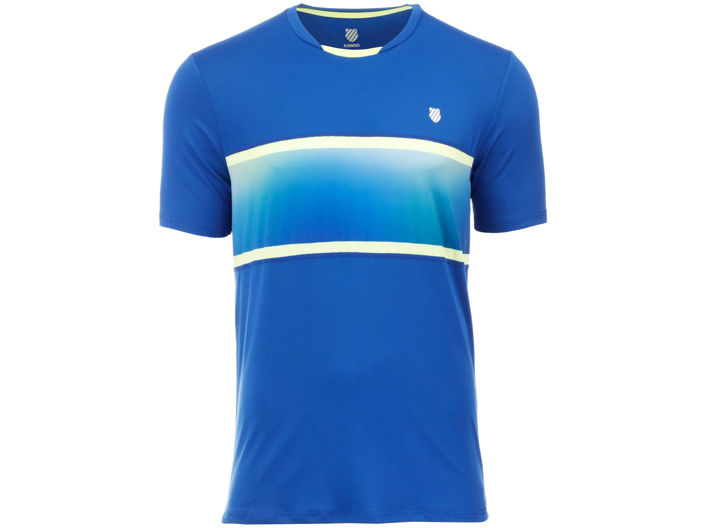 104241-487 | MENS HYPERCOURT EXPRESS CREW TEE 2 | WEB BLUE/SHARP GREEN All-Weather Wear