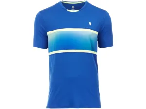 104241-487 | MENS HYPERCOURT EXPRESS CREW TEE 2 | WEB BLUE/SHARP GREEN All-Weather Wear