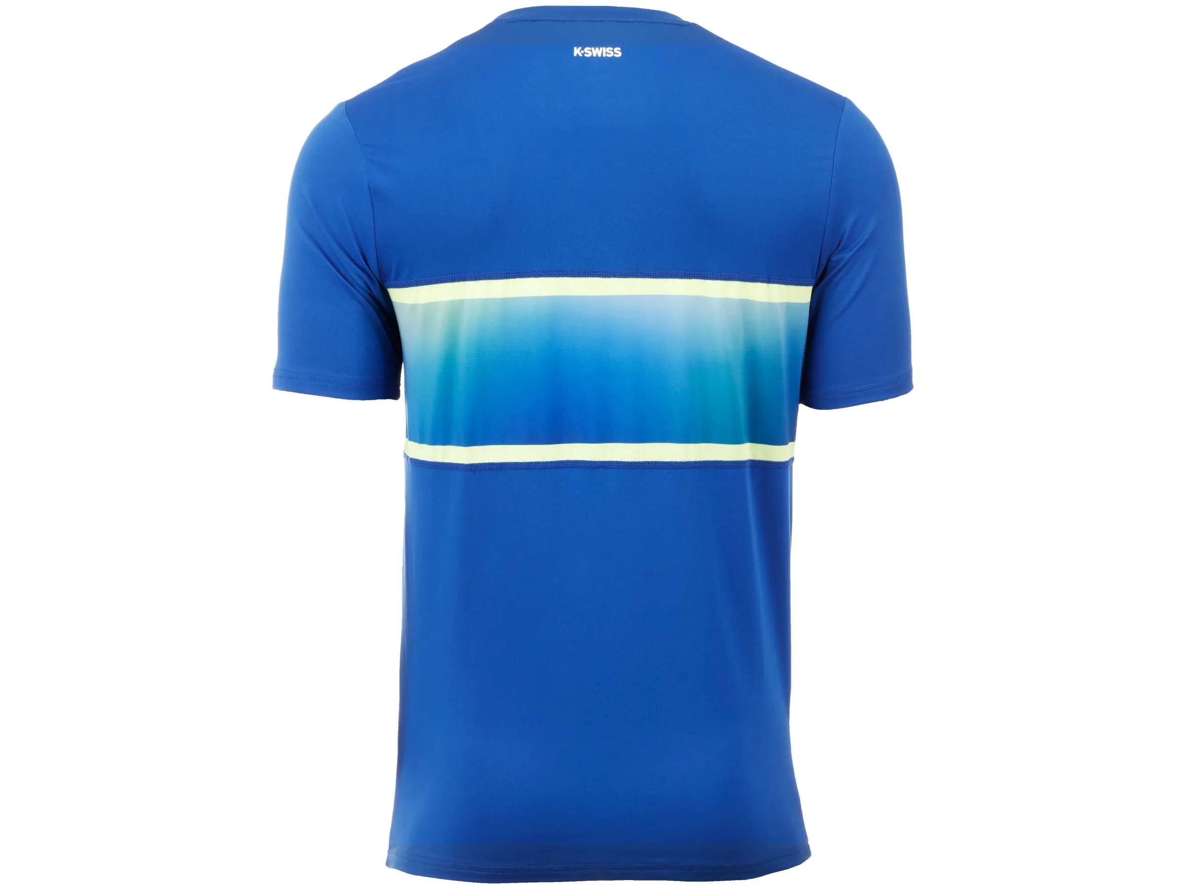 104241-487 | MENS HYPERCOURT EXPRESS CREW TEE 2 | WEB BLUE/SHARP GREEN Trendy Comfort Wear