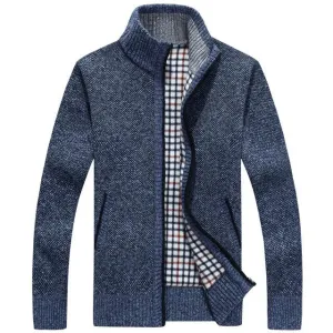 West Louis? Velvet Cashmere Sweater Cardigan Trendy Fashion temperature regulation