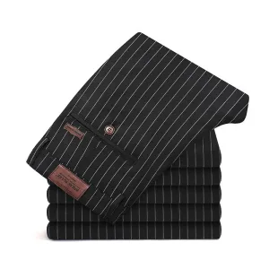 Stretchable Waistband Comfort waistband West Louis? Designer Bamboo Fiber Classic Style Business Pants