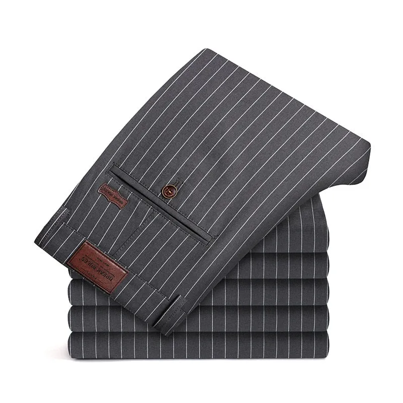 West Louis? Designer Bamboo Fiber Classic Style Business Pants CompactPackableDesign FastDrying Inner Layer