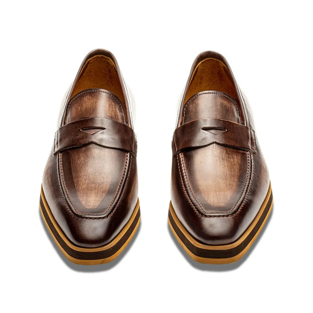 Flexible Design Adjustable Hook and Loop Closure AMBERES LOAFER FAGGIO