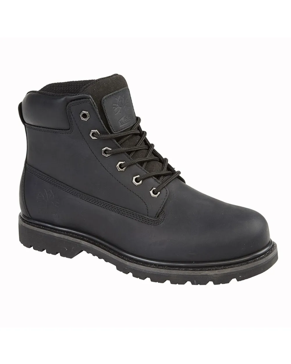 Woodland 6 Eye Padded Utility Work Boots Breathable Textile Lining