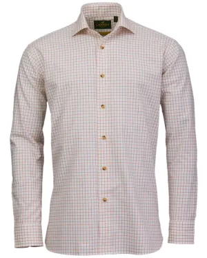 Laksen Mens Harvey Cotton Wool Shirt Holiday Outfit