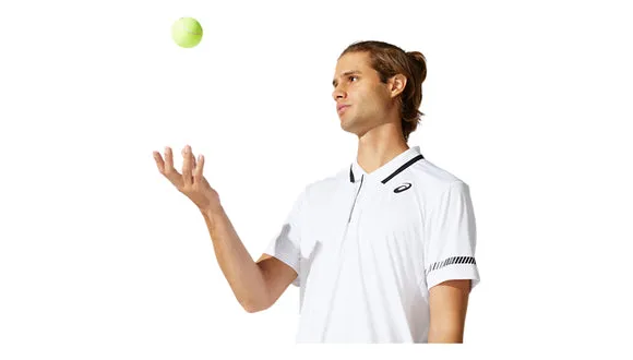 Asics Court Polo - Brilliant White Outdoor Wear