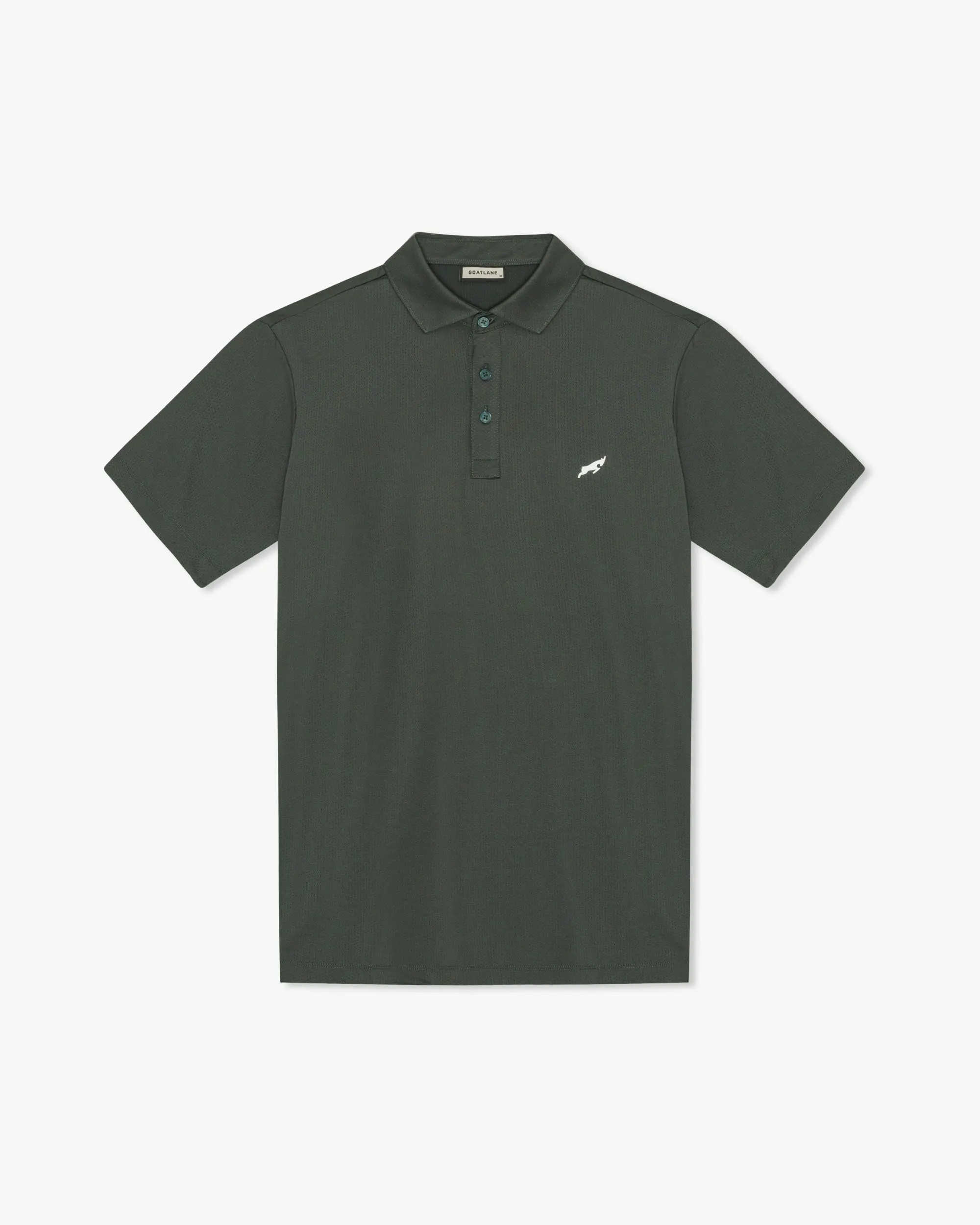 Vibrant Comfort Green Golf Tech Mesh Polo