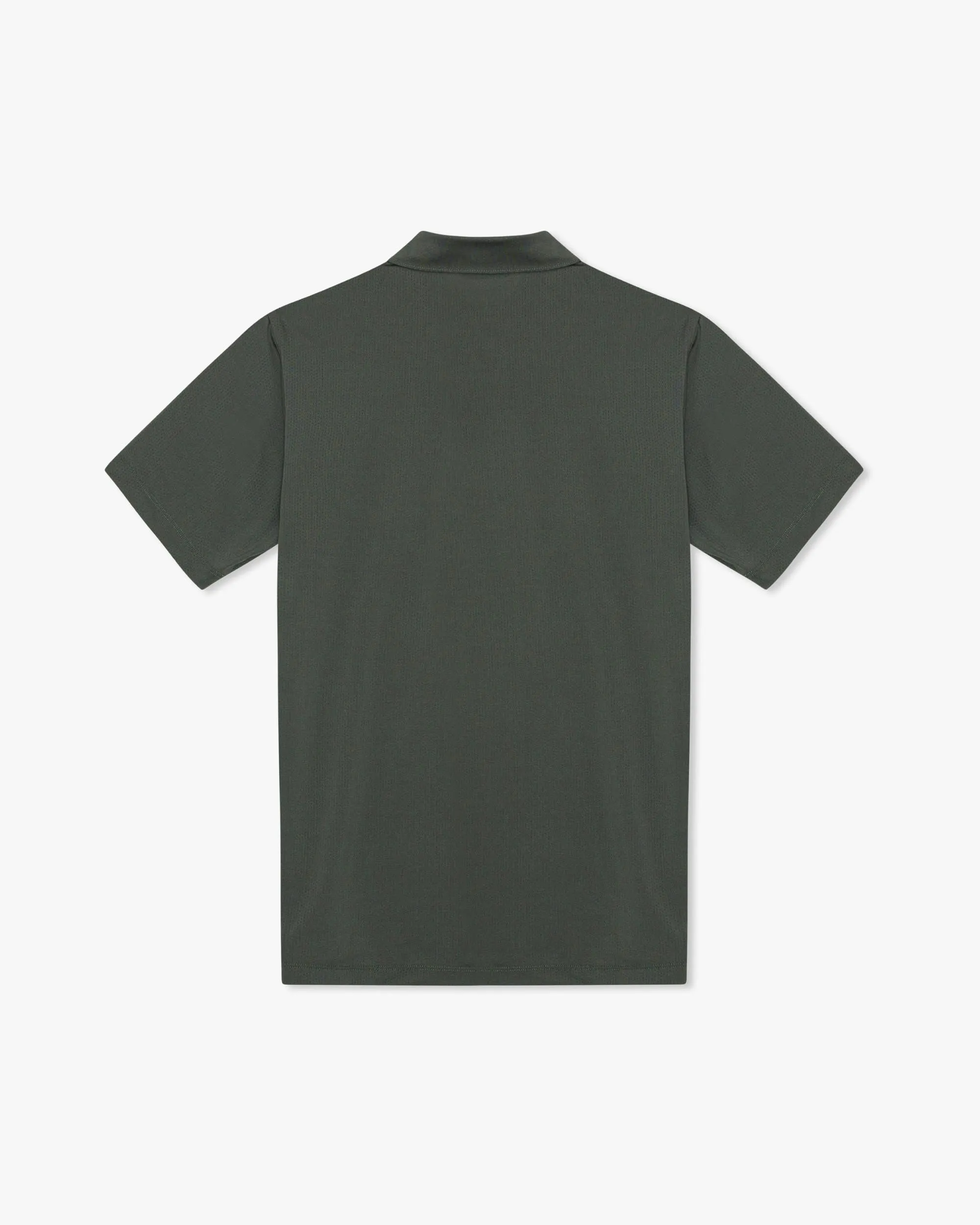 Comfy Fit Green Golf Tech Mesh Polo