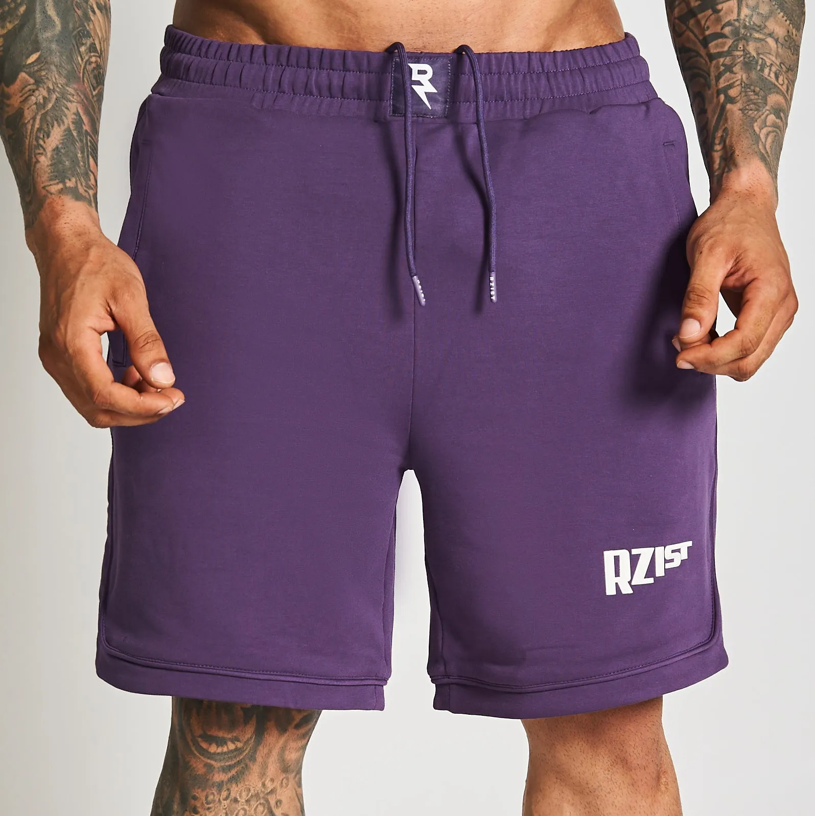 CASUAL SHORTS - PURPLE Limited Edition Organic Cotton