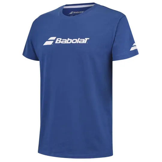 Fade Resistant Print Outdoor Style Trend Babolat Exercise Men Tee 4118 - Sodalite Blue
