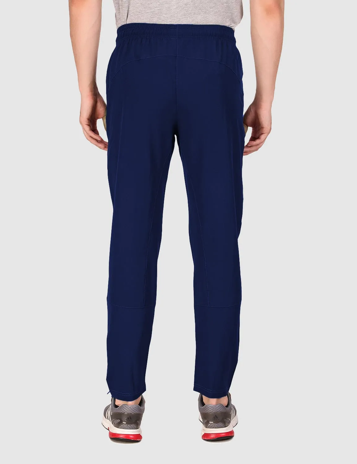 Stretchable Waist Water-resistant Weightless Solid Regular Fit Track Pant ?C Airforce