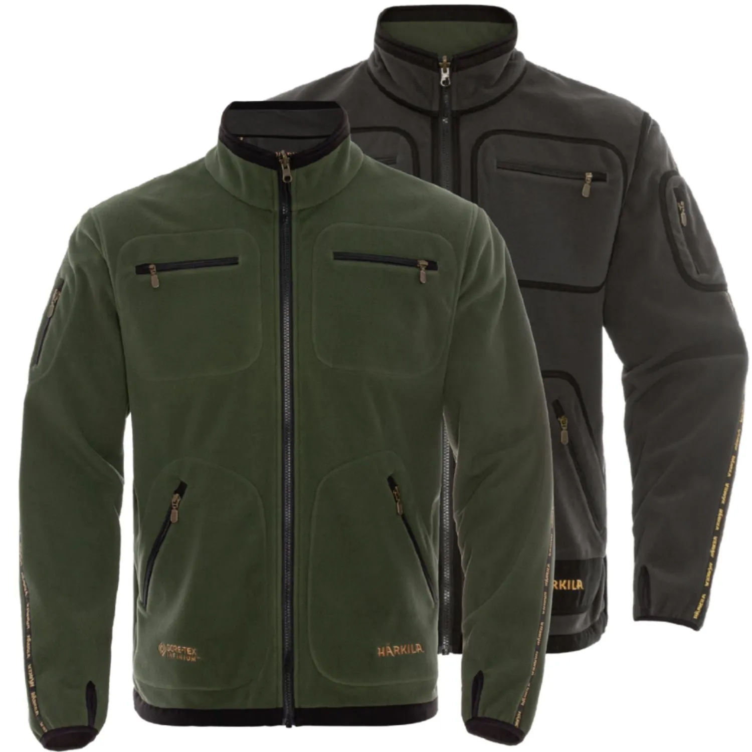QuickAccess Pockets ElasticCuffDesign Harkila Kamko Reversible Windstopper Fleece Jacket