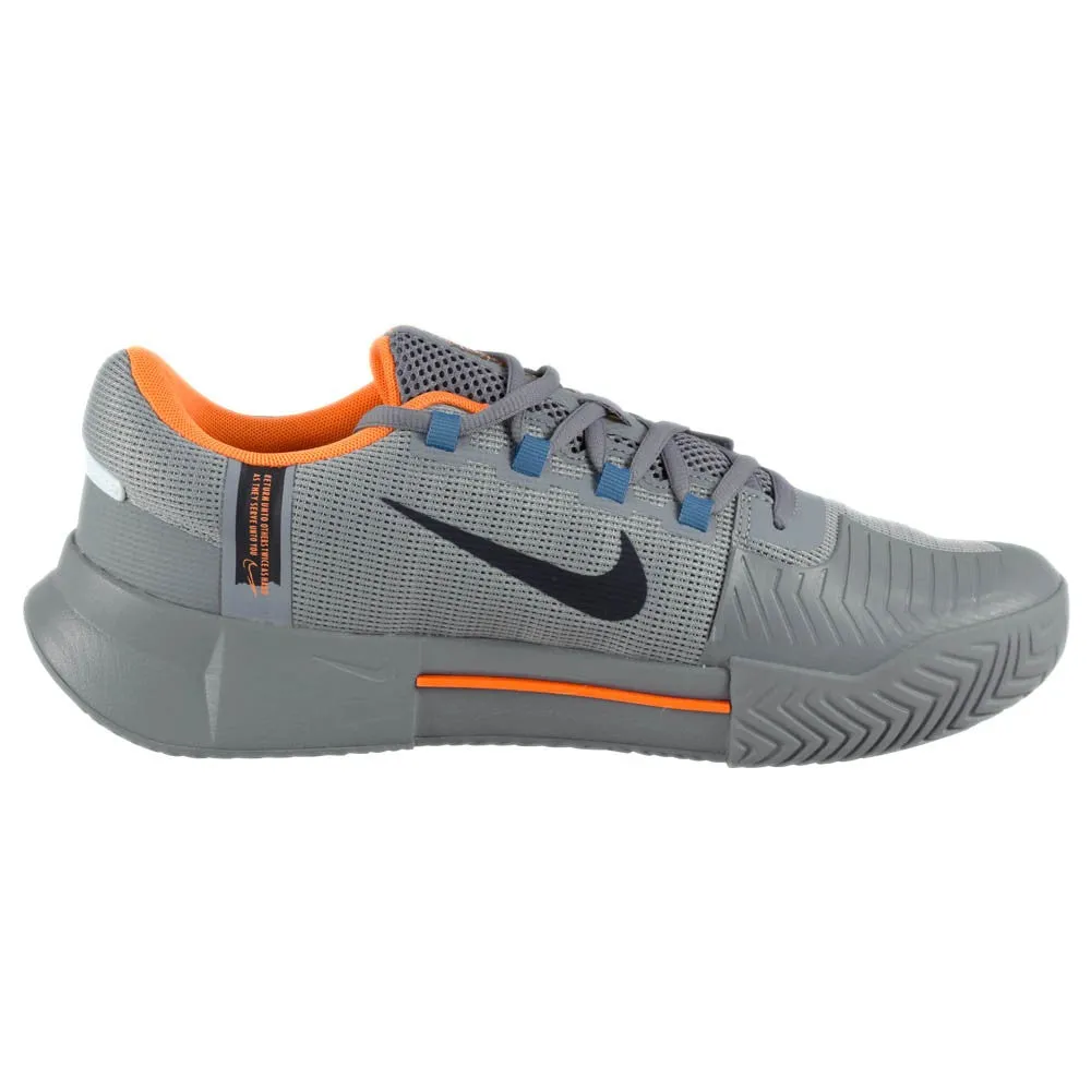 Foot Protection Lace Up Locking Mechanism Nike Men's Air Zoom GP Challenge 1 - Ashen Slate/Football Grey