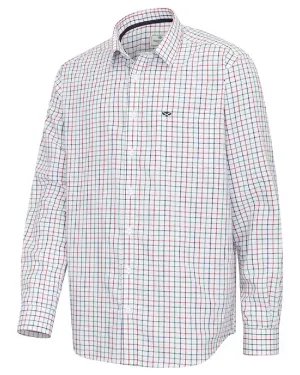 Hoggs of Fife Mens Fernie Bamboo Shirt checkered pattern
