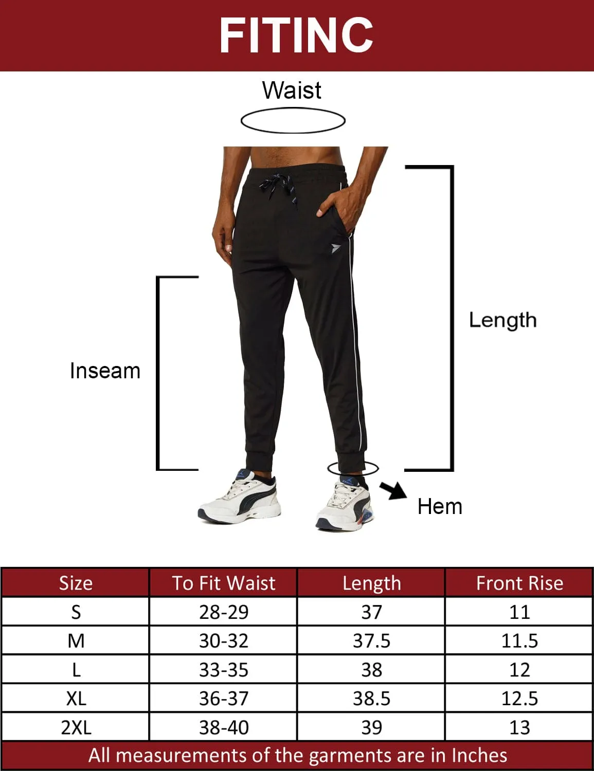 Tapered Jogger with Pockets - Black Modular Pocket System Cool Comfort