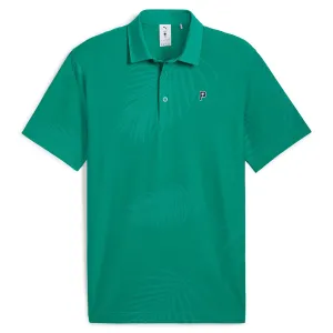 Puma x PTC Jacquard Golf Polo Retro Vibe Moisture control