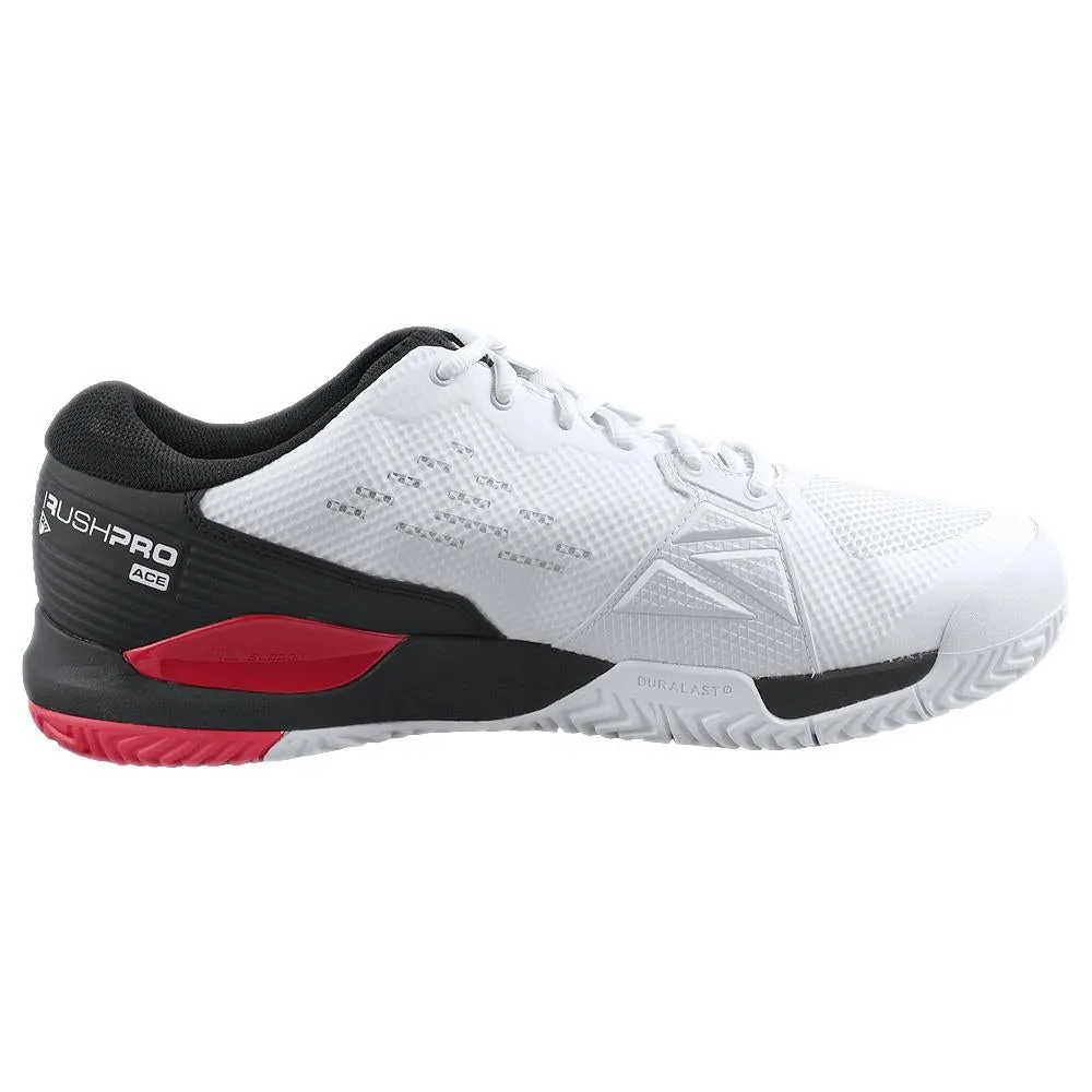 Slip On Wilson Men's Rush Pro Ace - White/Poppy Red