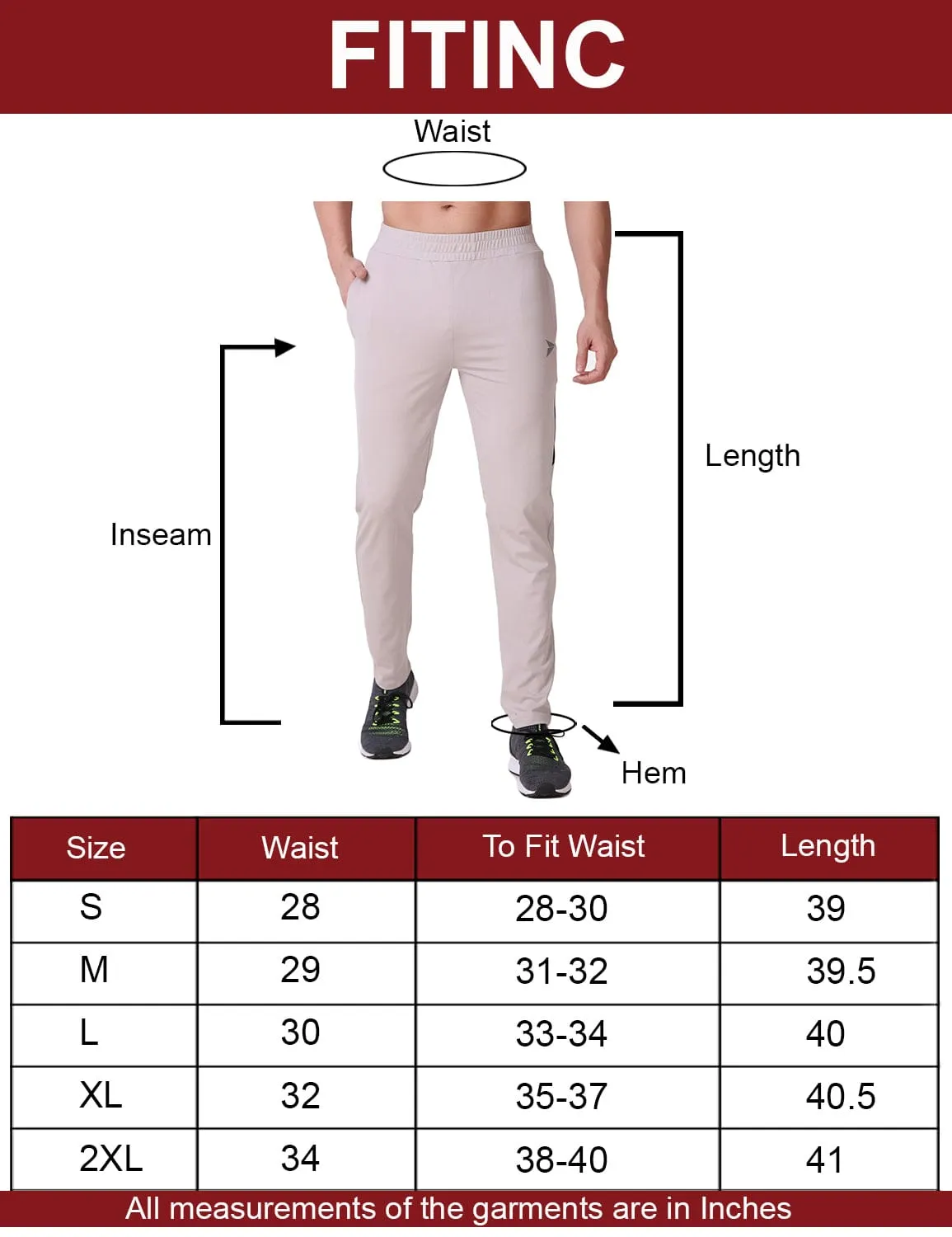 Comfortable Wear Max Stretch Slim Fit Track Pant - Light Grey