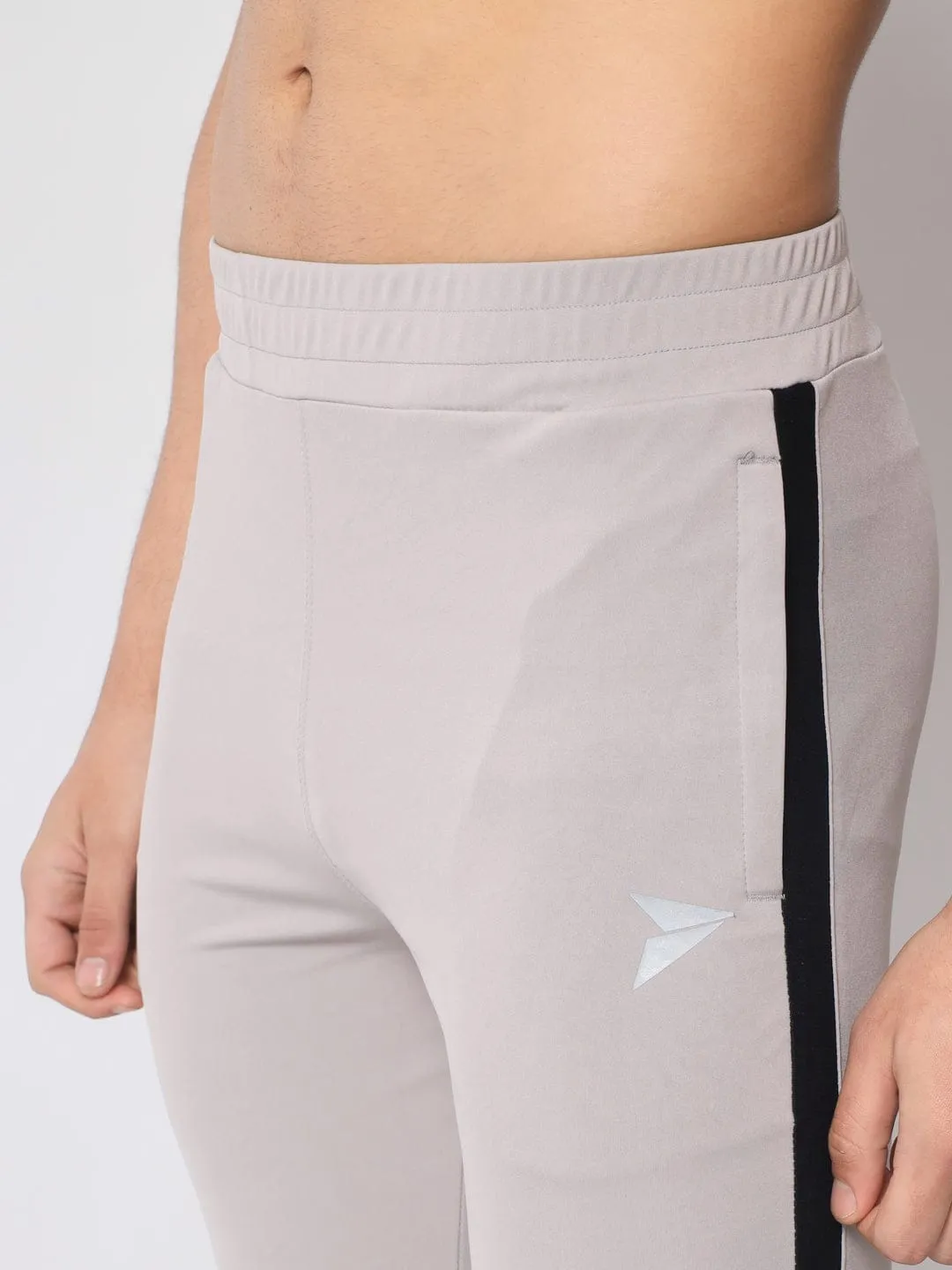 EcoFriendlyDye Max Stretch Slim Fit Track Pant - Light Grey