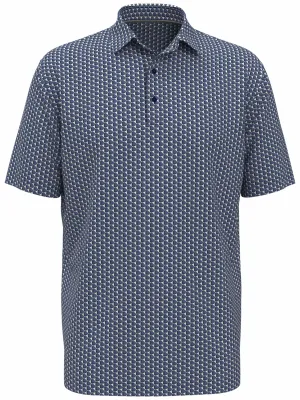 Lightweight Wear Active Lifestyle Mens All Over Chevron Geo Polo