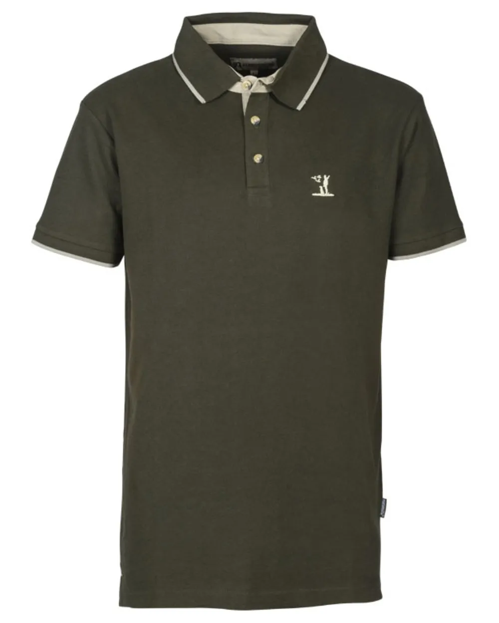 Percussion Embroidered Polo Shirt Thermoregulating Lining