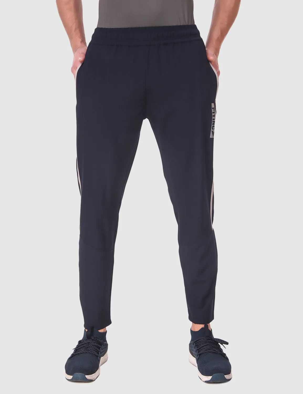 Ultralight Regular Fit Track Pant ?C Navy Blue Minimal Edge