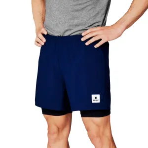 Mens Saysky Pace 2 in 1 Shorts 5-inch artisanal quality