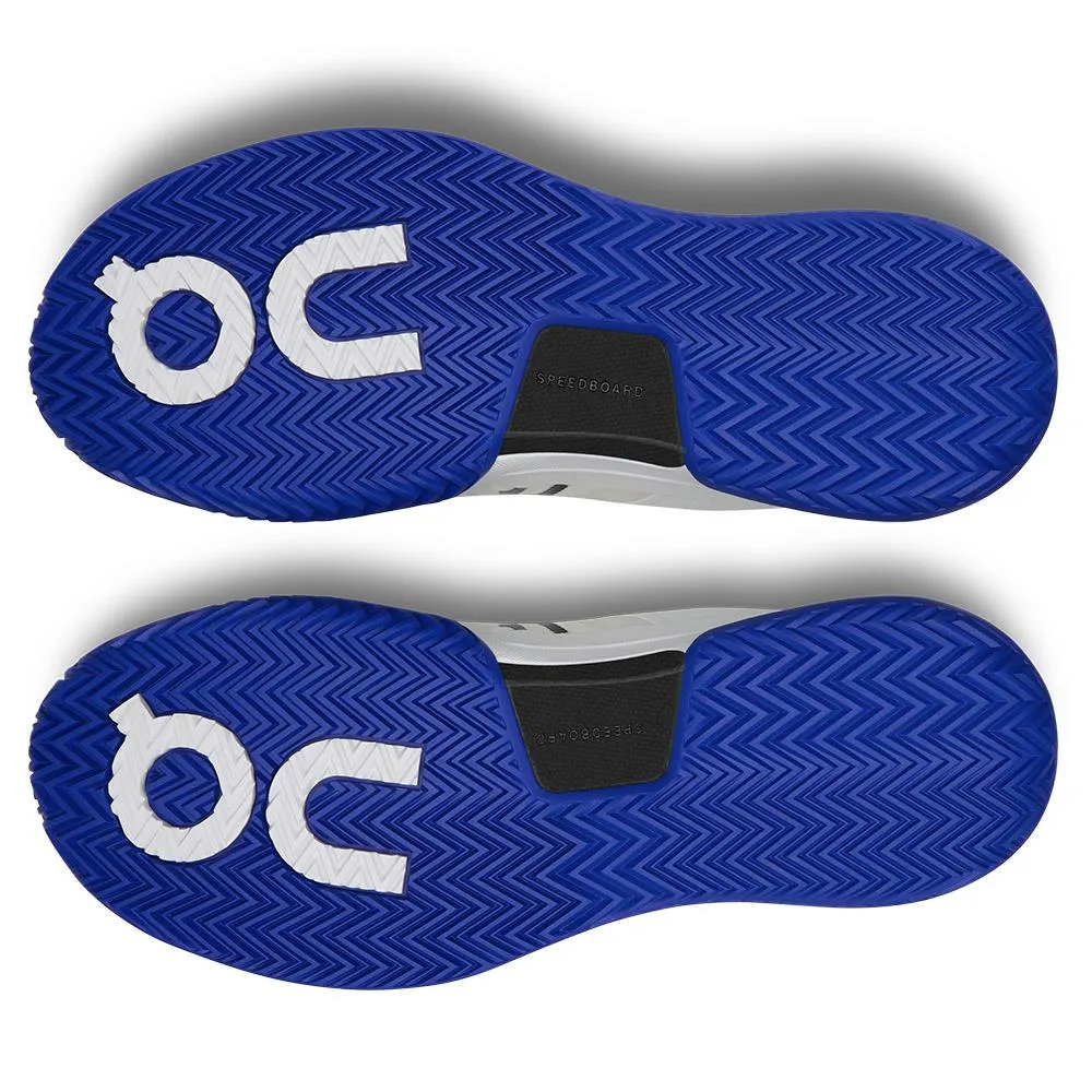 On Men's THE ROGER Pro 2 - White/Indigo Ventilated Mesh Wide Footbed Option